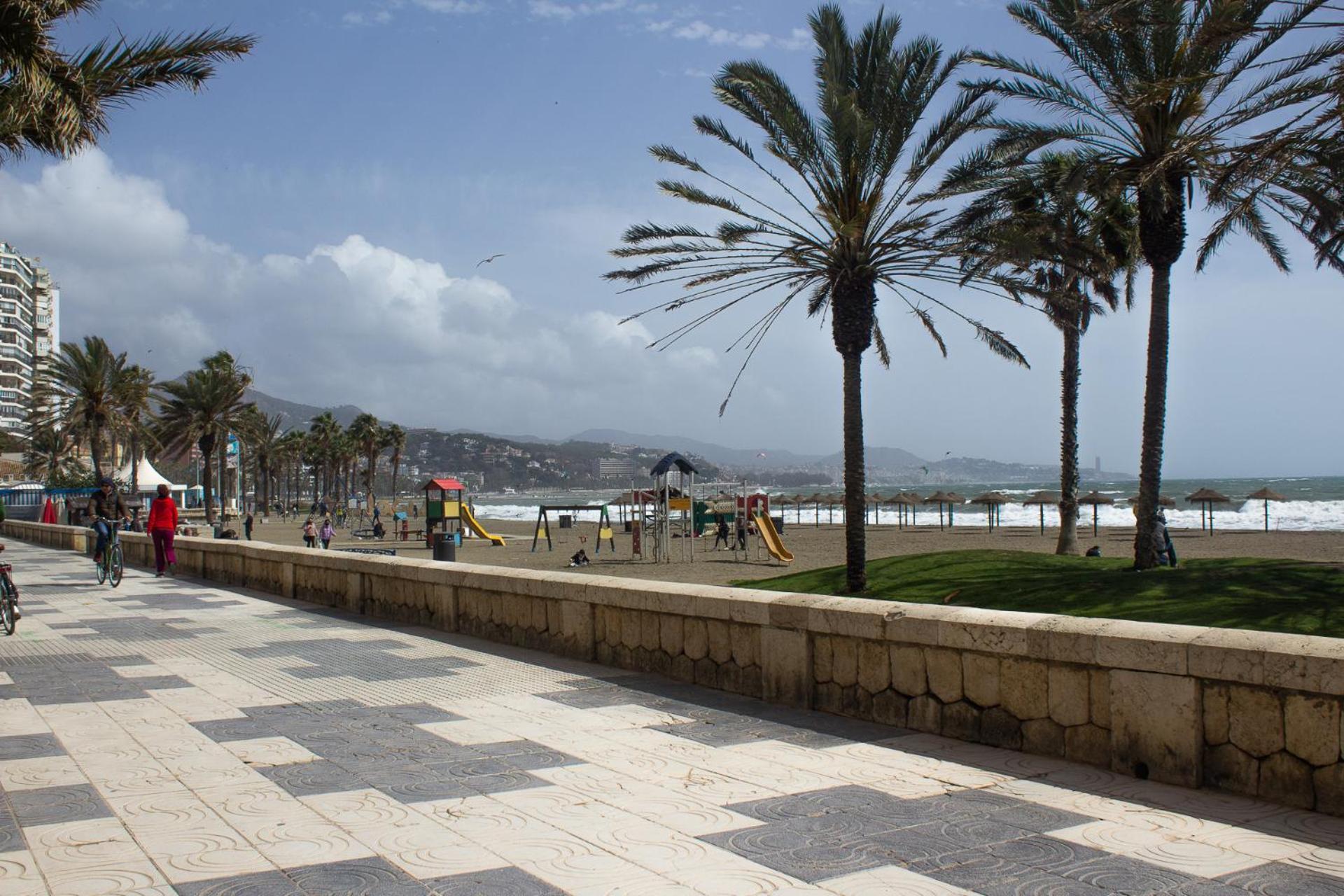 Malagueta, Primera Linea De Playa Malaga Exterior photo
